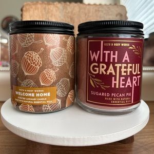 Bath and body works fall single wicks